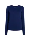 Another Tomorrow Long-sleeve T-shirt In Blue