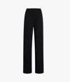 Another Tomorrow Luxe Seamed Lounge Pant In Black