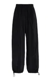 Another Tomorrow Lyocell Track Pants In Black