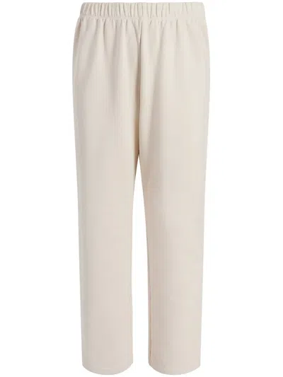 Another Tomorrow Cropped-jogginghose In Nude