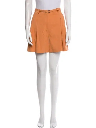 Pre-owned Another Tomorrow Mini Shorts In Orange