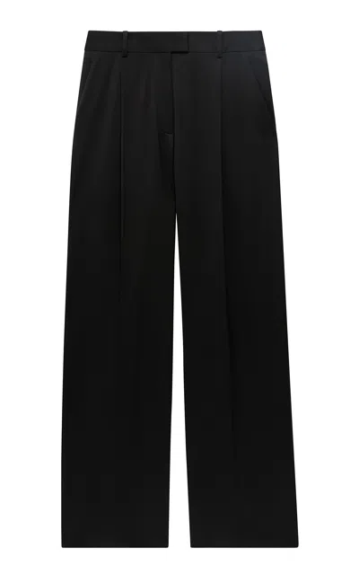 ANOTHER TOMORROW EXCLUSIVE OVERSIZED WOOL WIDE-LEG PANTS