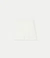 Another Tomorrow Pleated Short In White