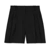 ANOTHER TOMORROW PLEATED SHORTS