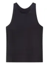 Another Tomorrow Racerback Tank Top In Schwarz