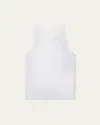Another Tomorrow Racerback Tank Top In White
