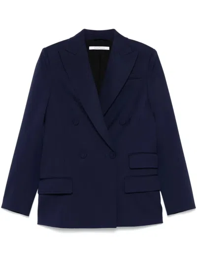 ANOTHER TOMORROW RELAXED DOUBLE BREASTED JACKET