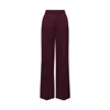 Another Tomorrow Exclusive Oversized Wool Wide-leg Pants In Purple