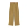 Another Tomorrow Relaxed Wide-leg Pant In Thyme