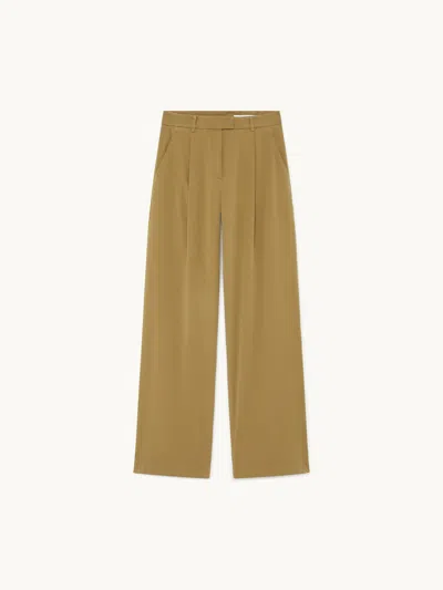 Another Tomorrow Relaxed Wide-leg Pant Thyme It38 In Neutral