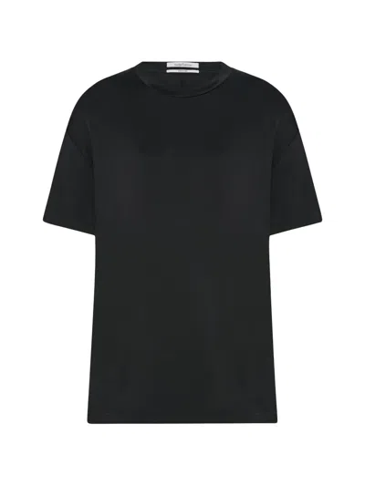 Another Tomorrow Relaxed-fit Short-sleeve T-shirt In Black