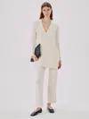 Another Tomorrow Rib Tunic In Cream