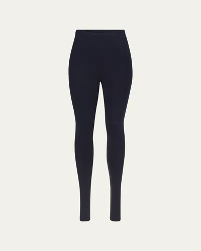 Another Tomorrow Seamed Legging In Black