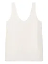 Another Tomorrow Silk Tank Top In Nude