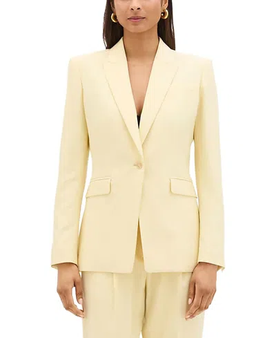ANOTHER TOMORROW SINGLE BUTTON JACKET