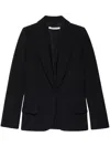 Another Tomorrow Single-breasted Blazer In Blue