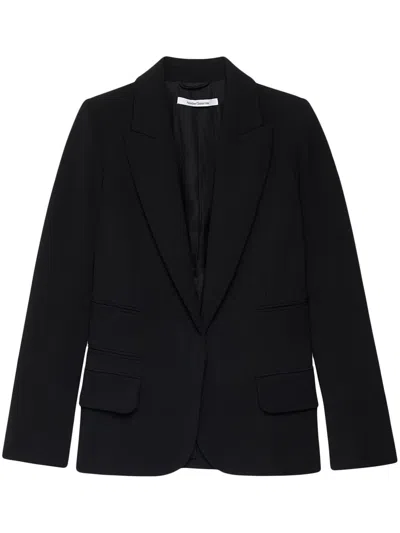 Another Tomorrow Single-breasted Blazer In Blue