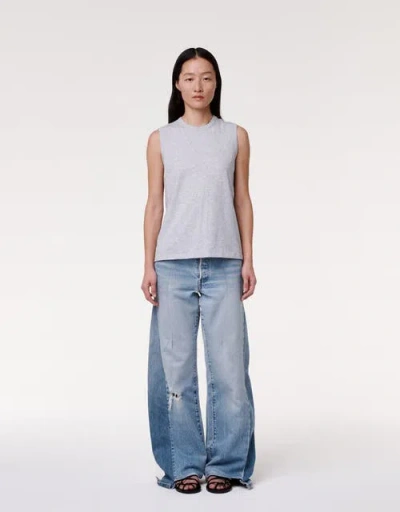 ANOTHER TOMORROW ANOTHER TOMORROW SLEEVELESS TEE
