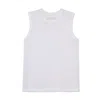 Another Tomorrow Sleeveless Tee In White