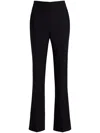 Another Tomorrow Merino Wool Classic Trousers In Black