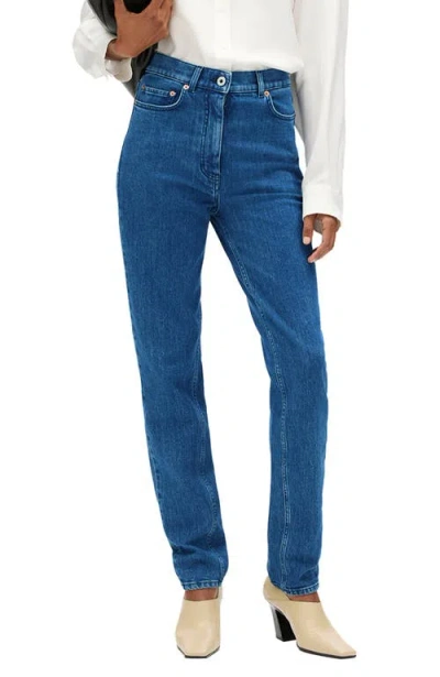 Another Tomorrow Slim Denim Pant In Blue