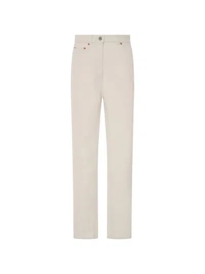 Another Tomorrow Slim-fit Jeans In Neutral