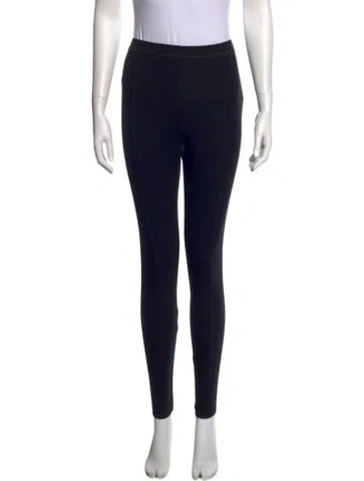 Pre-owned Another Tomorrow Straight Leg Pants W/ Tags In Black