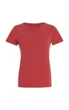 Another Tomorrow Stretch-jersey T-shirt