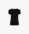 Another Tomorrow Round-neck Organic-cotton T-shirt In Black