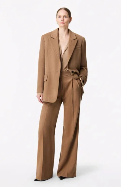 Another Tomorrow Tailored Cashmere Jacket In Multi