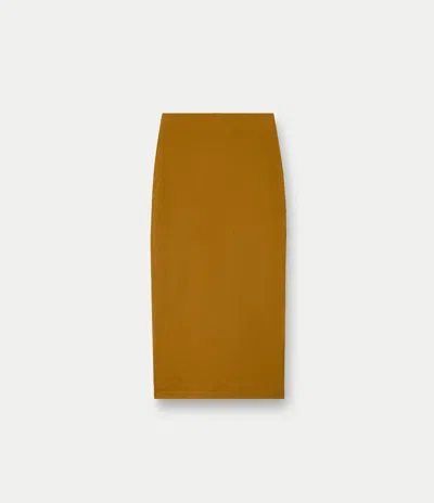 Another Tomorrow Tube Skirt In Tapenade