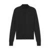 Shop Another Tomorrow Turtleneck Cardigan In Black