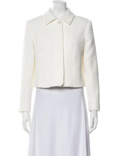 Pre-owned Another Tomorrow Tweed Pattern Blazer In Neutrals