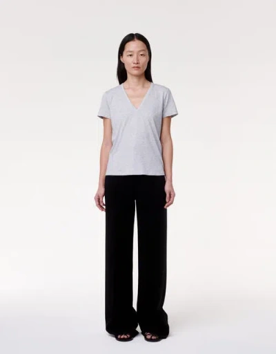 ANOTHER TOMORROW ANOTHER TOMORROW V-NECK TEE