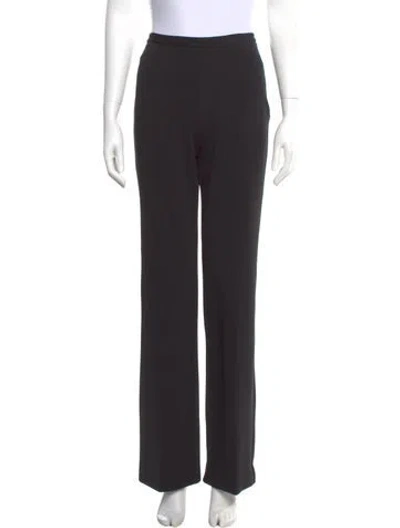 Pre-owned Another Tomorrow Wide Leg Pants In Black