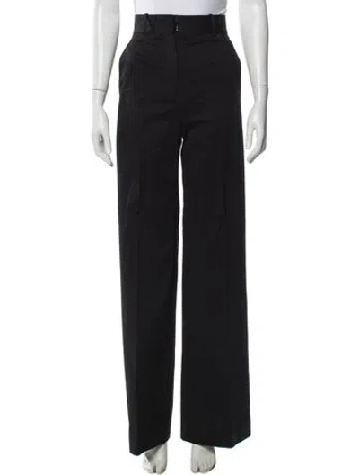 Pre-owned Another Tomorrow Wide Leg Pants In Black
