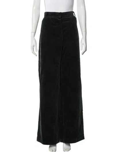 Pre-owned Another Tomorrow Wide Leg Pants In Black