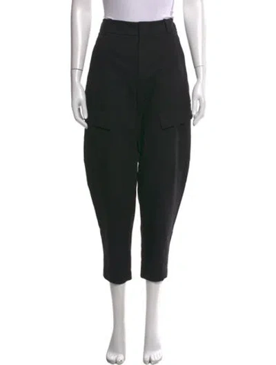 Pre-owned Another Tomorrow Wide Leg Pants In Black