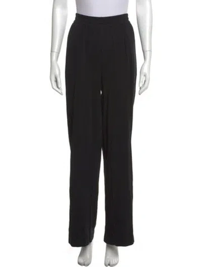 Pre-owned Another Tomorrow Wide Leg Pants In Black