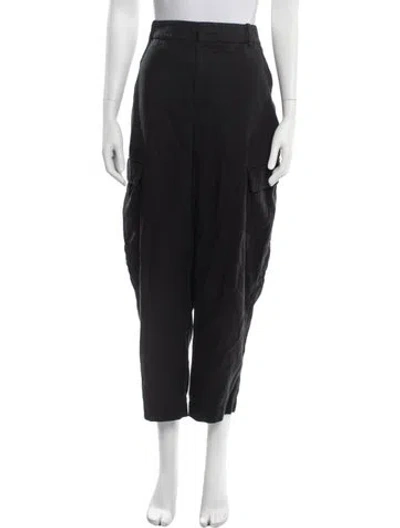 Pre-owned Another Tomorrow Wide Leg Pants In Black