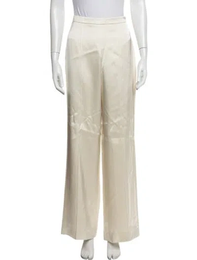 Pre-owned Another Tomorrow Wide Leg Pants In Neutral