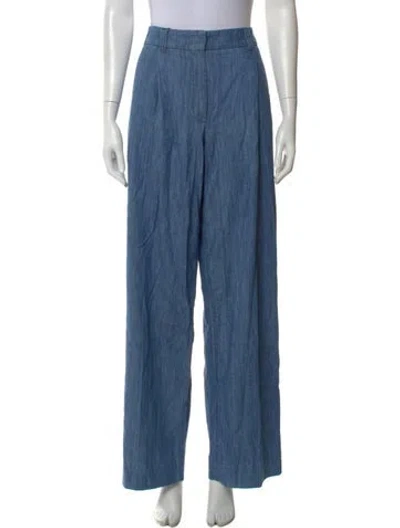 Pre-owned Another Tomorrow Wide Leg Pants W/ Tags In Blue