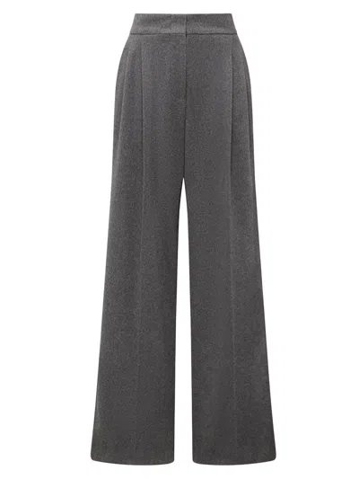 Another Tomorrow Women's Cashmere Pleated Trousers