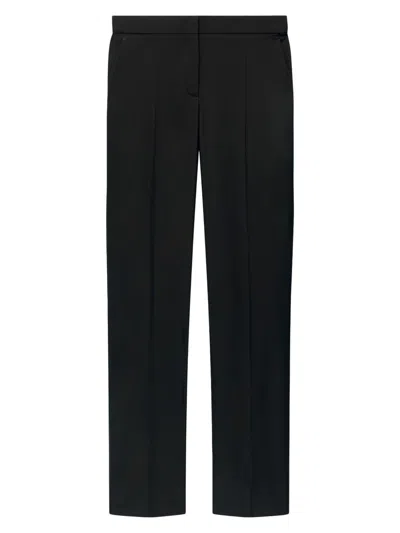 Another Tomorrow Women's Classic Trousers In Black