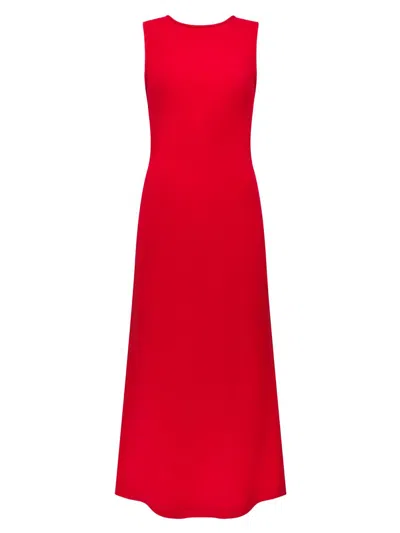 Another Tomorrow Women's Cowl Back Sheath Dress In Black