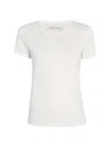Another Tomorrow T-shirt Mit Rundem Ausschnitt In Gray
