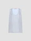 Another Tomorrow Cocoon Silk Top In Sky