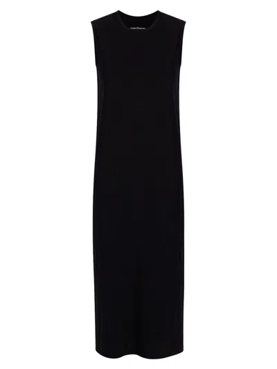 Another Tomorrow Women's Sleeveless Tee Dress In Black