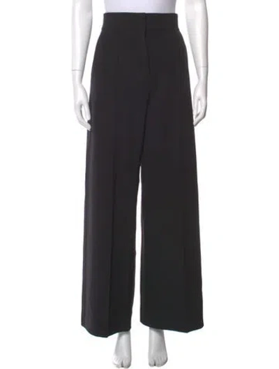 Pre-owned Another Tomorrow Wool Wide Leg Pants In Gray