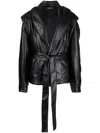 Anouki Vegan Leather Bomber Jacket In Black